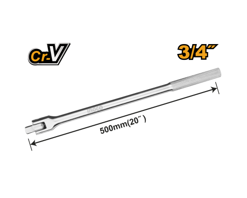 Вороток шарнирный INGCO INDUSTRIAL 3/4" 500 мм HFXH034201