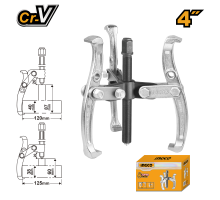 Съемник с тремя захватами INGCO INDUSTRIAL 4" HGP08034