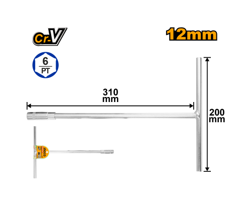 Ключ торцевой INGCO 12 мм HTSW1208