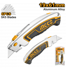 Нож трапециевидный универсальный INGCO HUK6128