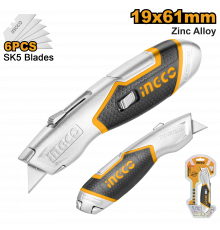 Нож трапециевидный универсальный INGCO INDUSTRIAL HUK618