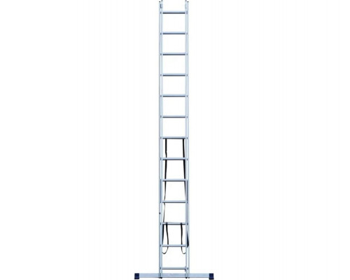 Лестница двухсекционная STAIRS алюминиевая 13 ступеней AL 213