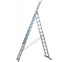 Универсальная усиленная трехсекционная лестница STAIRS 13 ступеней ALP313