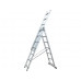 Лестница трехсекционная STAIRS алюминиевая 7 ступеней AL 307