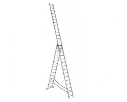 Универсальная усиленная трехсекционная лестница STAIRS 15 ступеней ALP315