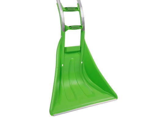 Движок для уборки снега пластиковый, 670 х 530 х 1410 мм, алюминиевая рукоятка Сибртех 61496