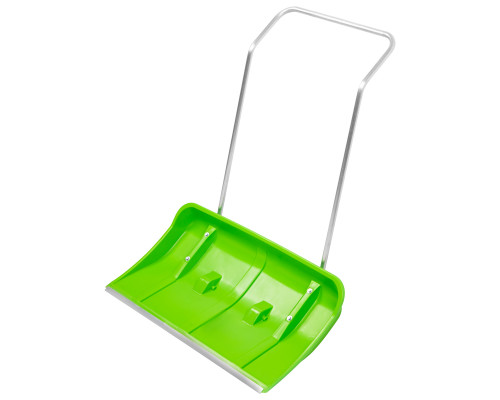 Движок для уборки снега пластиковый, 815 х 440 х 1150 мм, алюминиевая рукоятка СИБРТЕХ 61498