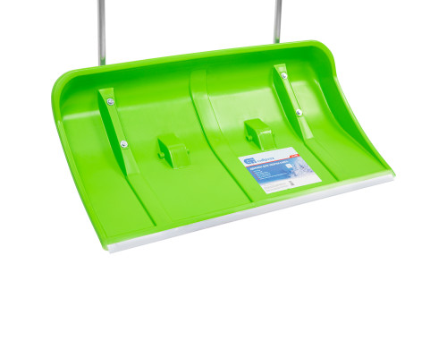 Движок для уборки снега пластиковый, 815 х 440 х 1150 мм, алюминиевая рукоятка СИБРТЕХ 61498