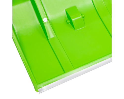 Движок для уборки снега пластиковый, 815 х 440 х 1150 мм, алюминиевая рукоятка СИБРТЕХ 61498