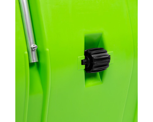 Движок для уборки снега пластиковый, 815 х 440 х 1150 мм, алюминиевая рукоятка СИБРТЕХ 61498