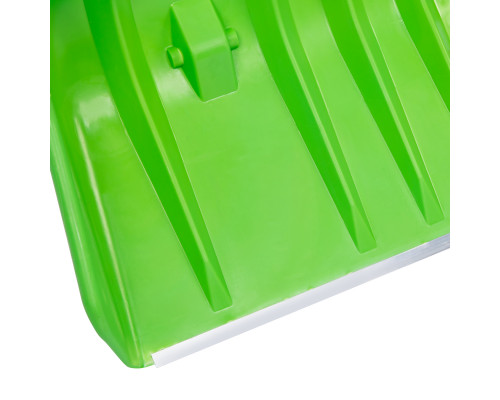 Движок для уборки снега пластиковый, 810 х 535 х 1300 мм, алюминиевая рукоятка СИБРТЕХ 61499