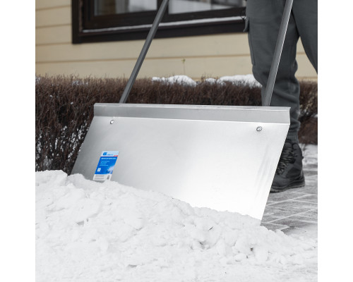 Движок для снега 750 х 410 х 0,8 мм СИБРТЕХ 61520