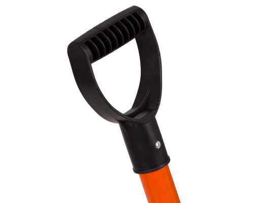 Лопата для уборки снега пластиковая, 275 х 345 х 890 мм, стальной черенок Stels  61586