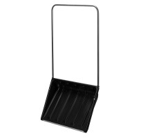 Движок для уборки снега пластиковый, 695 х 540 х 1460 мм, стальная рукоятка Сибртех 615935