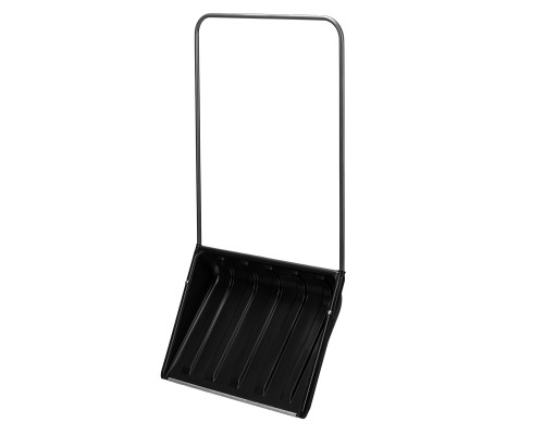 Движок для уборки снега пластиковый, 695 х 540 х 1460 мм, стальная рукоятка Сибртех 615935