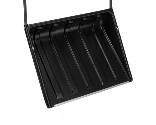 Движок для уборки снега пластиковый, 695 х 540 х 1460 мм, стальная рукоятка Сибртех 615935