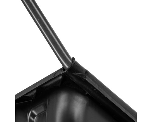 Движок для уборки снега пластиковый, 695 х 540 х 1460 мм, стальная рукоятка Сибртех 615935