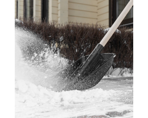 Лопата для уборки снега, полипропилен, 405х410 мм, без черенка 61687