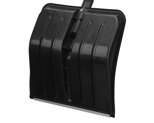 Лопата для уборки снега, полипропилен, 405х410х1470 мм, деревянный черенок 61688