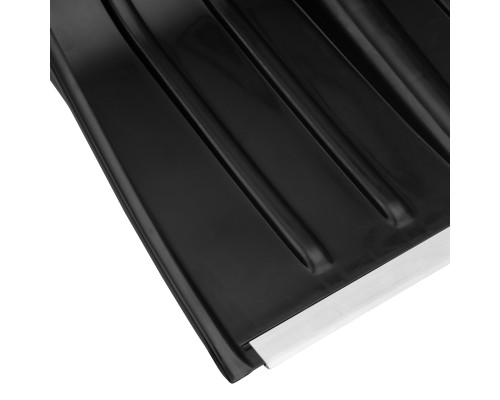 Лопата для уборки снега, полипропилен, 405х410х1470 мм, деревянный черенок 61688