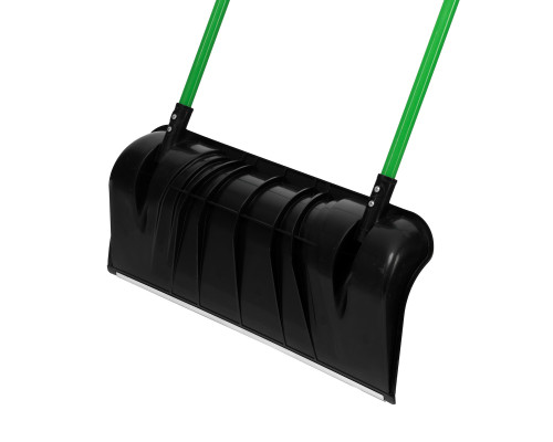 Скрепер для уборки снега PALISAD BASE полипропилен, 710x320x1325 мм, усиленная стальная рукоятка 61689
