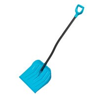 Лопата для уборки снега PALISAD LUXE поликарбонат, 475x400x1385 мм, алюминиевый черенок, ПВХ оплетка 61692