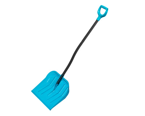 Лопата для уборки снега PALISAD LUXE поликарбонат, 475x400x1385 мм, алюминиевый черенок, ПВХ оплетка 61692