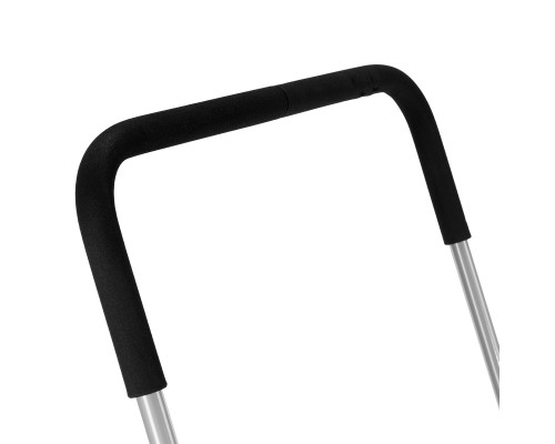 Скрепер-волокуша для уборки снега PALISAD LUXE полипропилен, колеса, 595х715х1445мм, рукоятка с ПВХ 61694