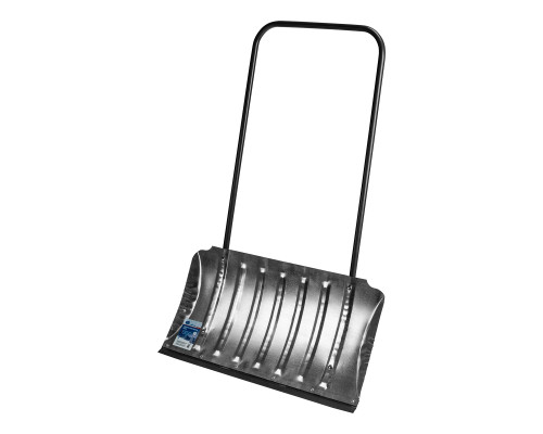 Движок для снега оцинкованный 735 х 385 х 1120 мм стальная рукоятка СИБРТЕХ 61698