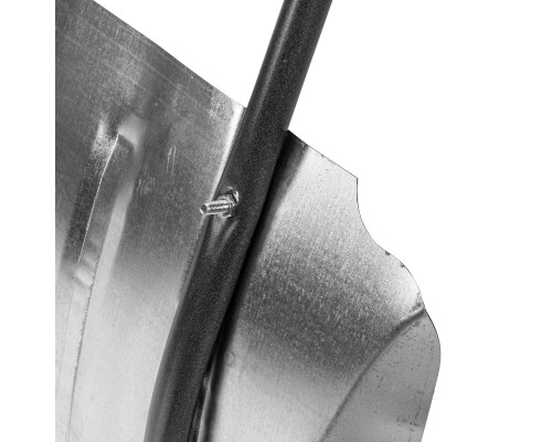 Движок для снега оцинкованный 735 х 385 х 1120 мм стальная рукоятка СИБРТЕХ 61698