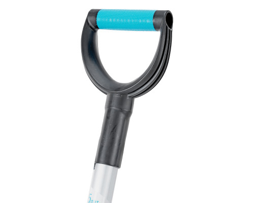 Лопата для уборки снега PALISAD LUXE полипропилен, 350х405х1300мм, алюминиевый черенок, ПВХ накладка 61776