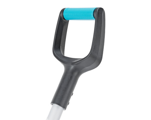 Лопата для уборки снега PALISAD LUXE полипропилен, 365х460х1500 мм, алюминиевый черенок, ПВХ накладка 61794