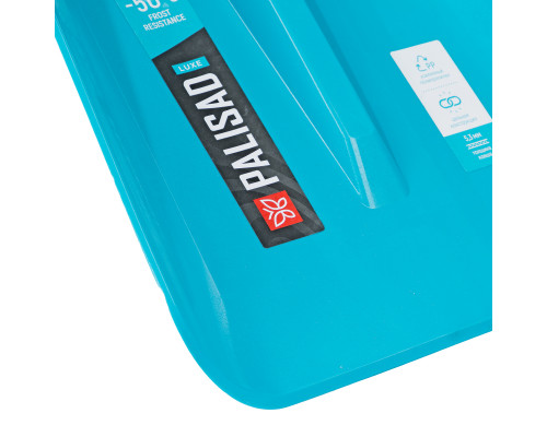 Лопата для уборки снега PALISAD LUXE полипропилен, 330х490х1265 мм, цельнолитая конструкция 61795