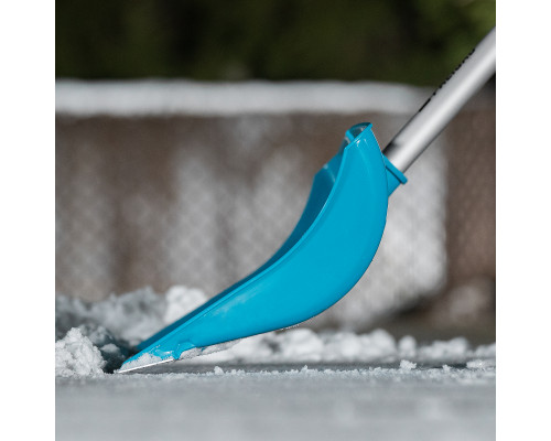 Лопата-скрепер для уборки снега PALISAD LUXE полипропилен, 460х320х1300 мм, алюминиевый черенок, ПВХ 61797