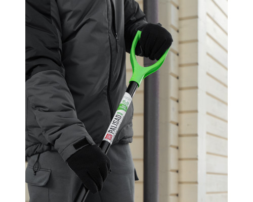 Лопата для уборки снега PALISAD BASE полипропилен, 455х345х1330 мм, алюминиевый черенок 61798