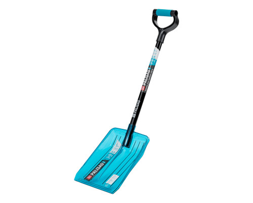 Лопата для уборки снега PALISAD LUXE поликарбонат, 260х310х870 мм, стальной черенок 61799