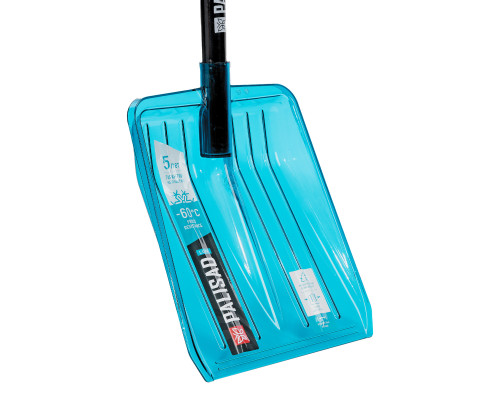 Лопата для уборки снега PALISAD LUXE поликарбонат, 260х310х870 мм, стальной черенок 61799