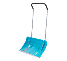 Скрепер для уборки снега PALISAD LUXE полипропилен, колеса, 750х445х1275 мм, рукоятка с ПВХ 61800