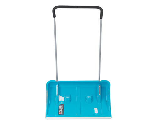 Скрепер для уборки снега PALISAD LUXE полипропилен, колеса, 750х445х1275 мм, рукоятка с ПВХ 61800