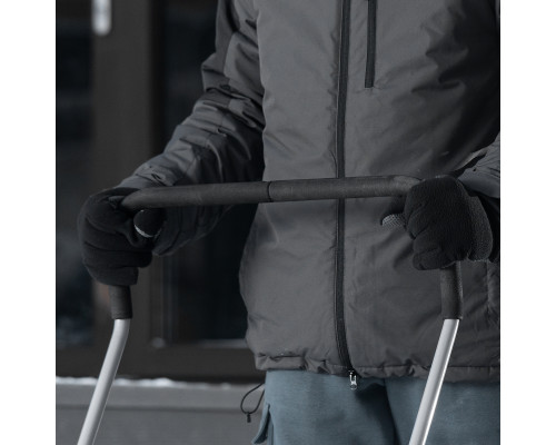 Скрепер для уборки снега PALISAD LUXE полипропилен, колеса, 750х445х1275 мм, рукоятка с ПВХ 61800