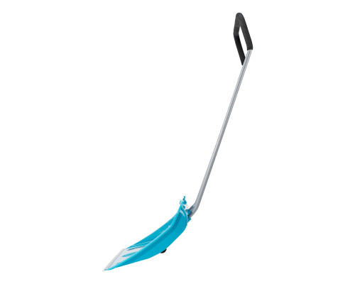 Скрепер для уборки снега PALISAD LUXE полипропилен, колеса, 750х445х1275 мм, рукоятка с ПВХ 61800