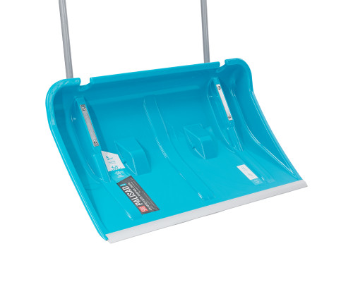 Скрепер для уборки снега PALISAD LUXE полипропилен, колеса, 750х445х1275 мм, рукоятка с ПВХ 61800