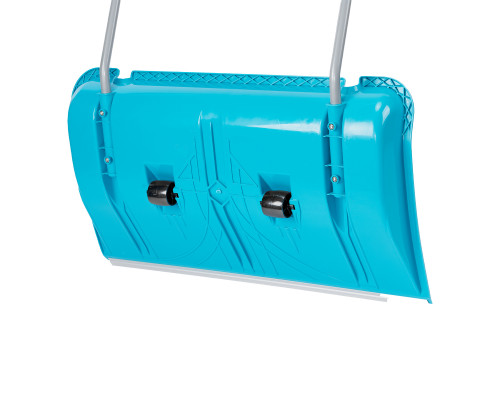 Скрепер для уборки снега PALISAD LUXE полипропилен, колеса, 750х445х1275 мм, рукоятка с ПВХ 61800