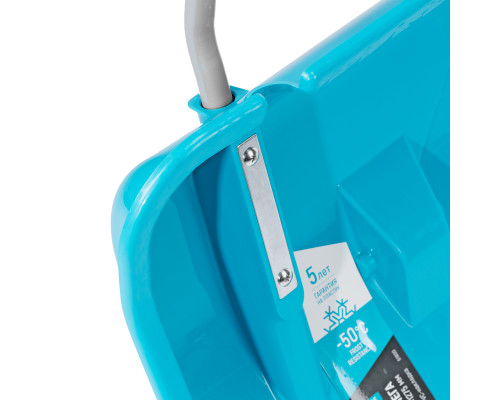 Скрепер для уборки снега PALISAD LUXE полипропилен, колеса, 750х445х1275 мм, рукоятка с ПВХ 61800