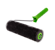 Валик игольчатый для наливных полов с ручкой, острая игла, 240 мм Сибртех 81110