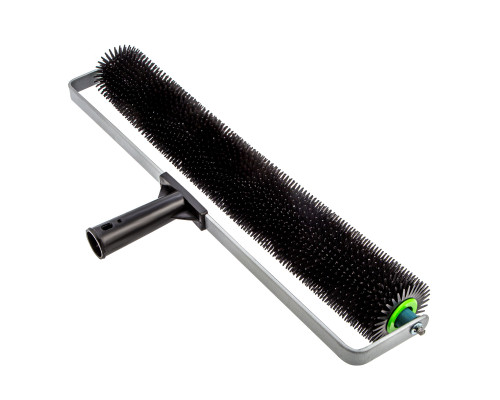 Валик игольчатый для наливных полов с рамой, острая игла, 500 мм Сибртех 81112