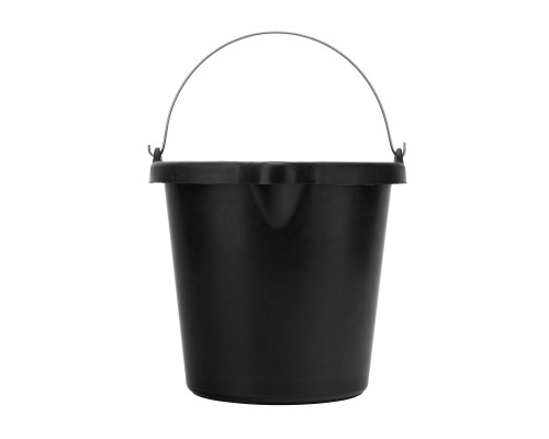 Ведро строительное пластмассовое СИБРТЕХ 12 л, высокопрочное, с носиком 81478