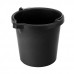 Ведро строительное пластмассовое СИБРТЕХ 12 л, высокопрочное, с носиком 81478