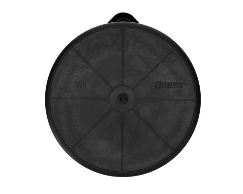 Ведро строительное пластмассовое СИБРТЕХ 16 л, высокопрочное, с носиком 81479