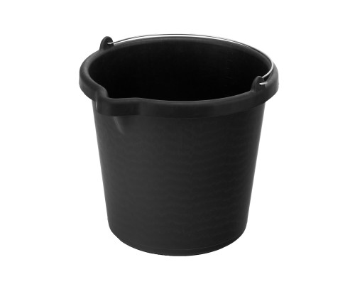 Ведро строительное пластмассовое СИБРТЕХ 16 л, высокопрочное, с носиком 81479